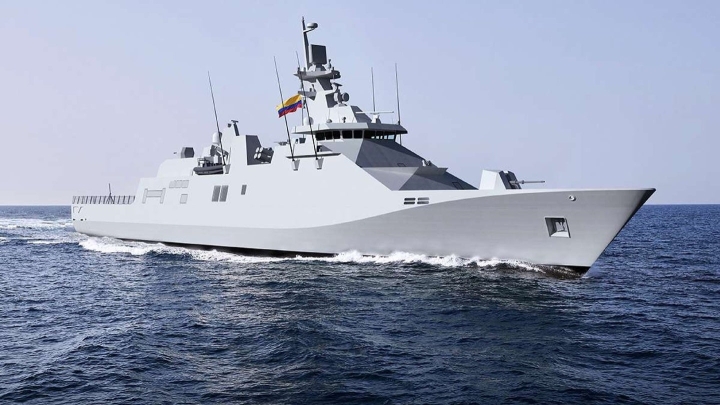 Damen обеспечит сталью строительство колумбийского фрегата PES