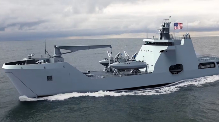 NAVSEA выбрало Damen LST100 для программы LSM: 35 десантных кораблей для флота США